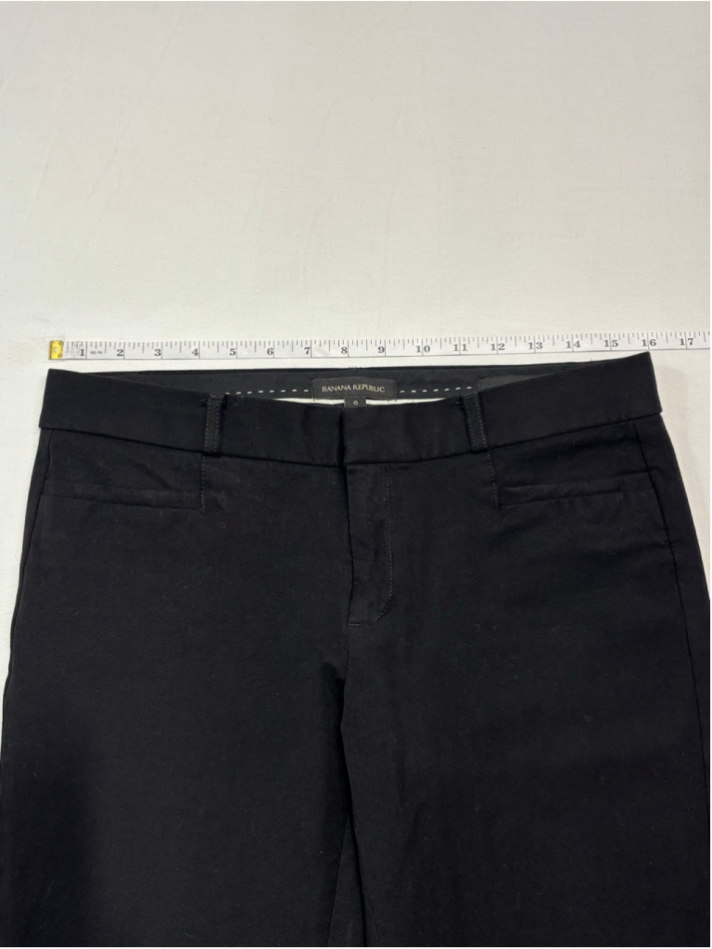 Women's Banana Republic Sloan Black Tailored Trousers Size 6 - 651 - Picture 8 of 8